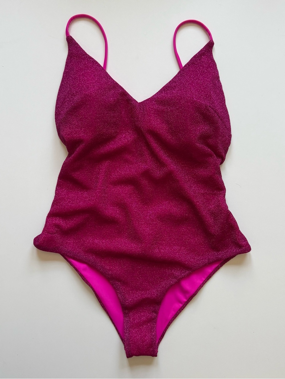 Sundek Women’s One-Piece Swimsuit in Lurex, Ibisco - Size M